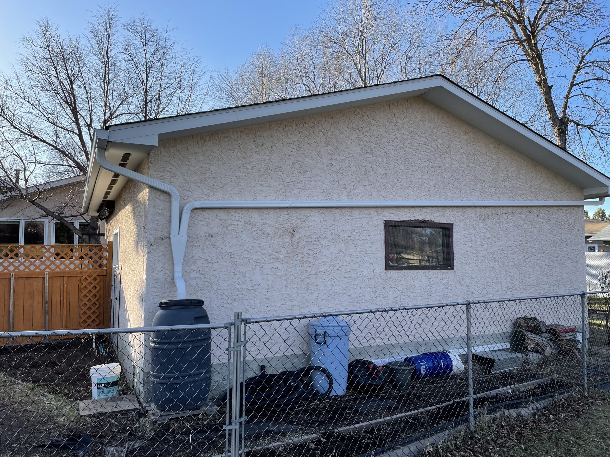 5" Continous Aluminum Eavestroughing with AluRex Leaf Guard in St. Albert