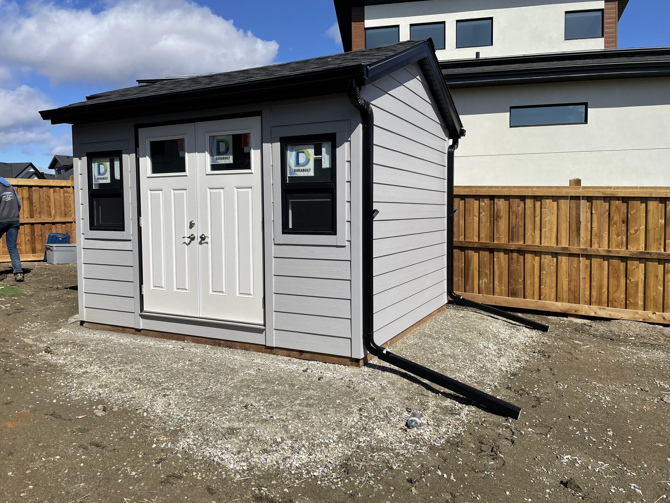 5" Continuous Aluminum Eavestroughing in Edmonton