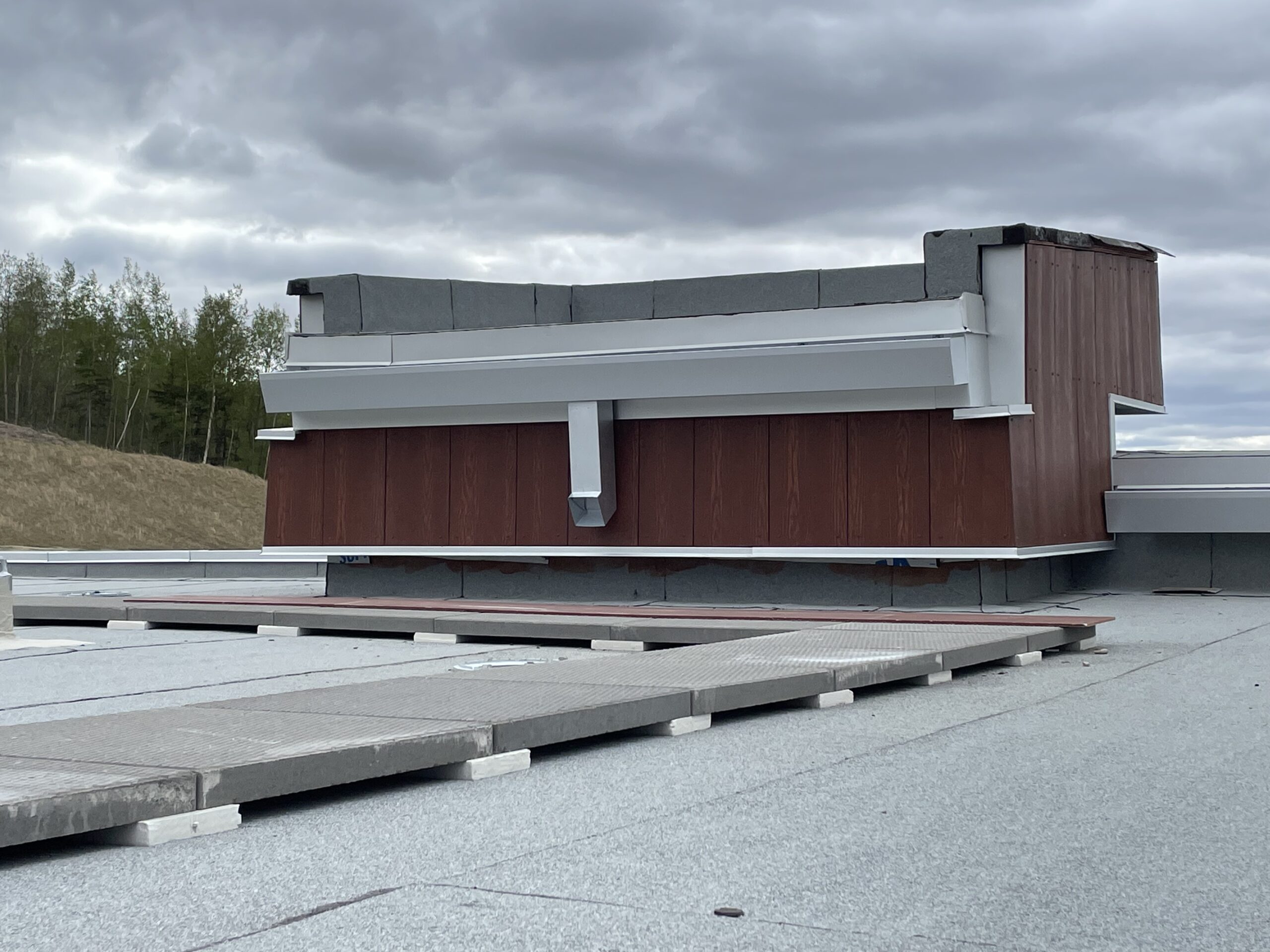 Galvalume Commercial Eavestroughing in Edmonton