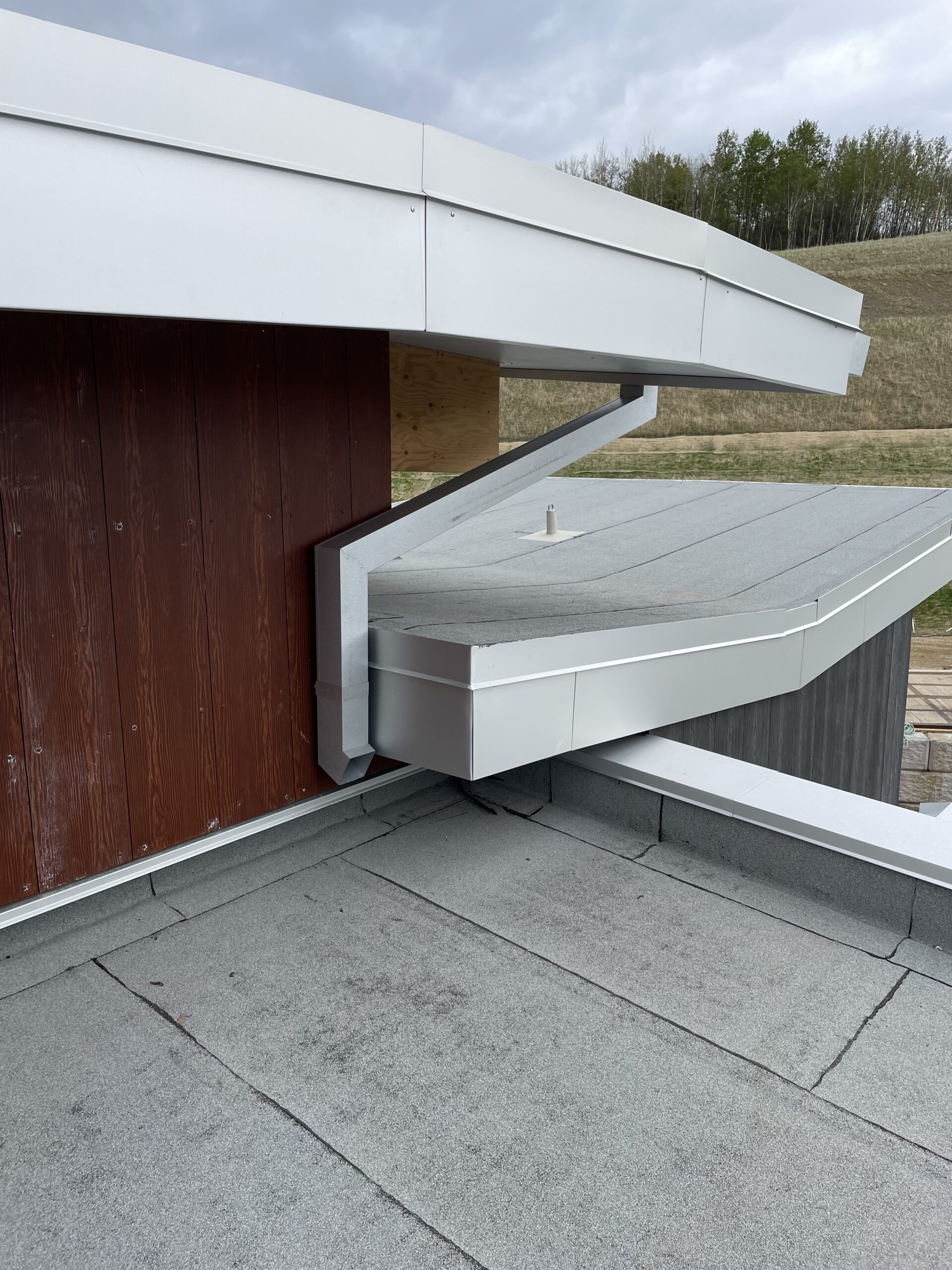 Galvalume Commercial Eavestroughing in Edmonton